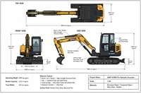 Rakitan Pompa Hidrolik Efisiensi Tinggi yang Telah Diperiksa Sepenuhnya, Bekas Pakai, untuk Excavator XGMA XG958 untuk Proyek Reklamasi Lahan Pegunungan