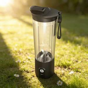 Licuadora de Alta Potencia, Licuadora Portátil con Batería, Motor de un Solo Botón, Micro Licuadora Portátil, Licuadora Personalizada para Leche de Frutos Secos - Product Image 1