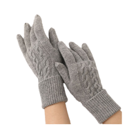 Points de bord de traction à froid épais pour femmes tous les gants tricotés Mongolie intérieure gants torsadés en cachemire pur pour accessoire de mode d'automne