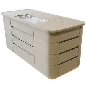 ホームレザーキャビネットクロークルームアイランドテーブルワードローブ収納ウォーククローゼットワードローブアクセサリーリフトウォッチ付き - Product Image 3