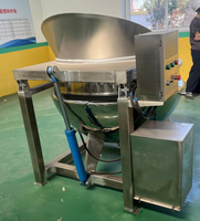 Marmite de Cuisson Industrielle Automatique Inclinable 100L 200L 800L pour Légumes, Grande Capacité, avec Panier
