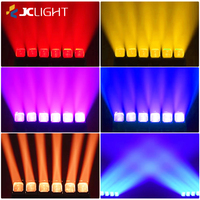 Stage Night Bar 6*60w LED-Strahl Zoom Moving Head Light mit Zusatz licht 6PCS 60W RGBW Moving Beam Light