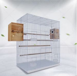 Grande <span class=keywords><strong>cage</strong></span> à oiseaux en métal robuste pour perruches, cacatoès et aras - Product Image 6