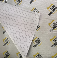 Papier d'emballage pour sandwich à hamburger en feuille d'aluminium à impression personnalisée en gros