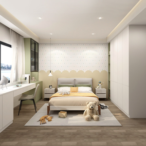 Conjunto de Armario y Escritorio Integrado para Habitación <span class=keywords><strong>Juvenil</strong></span>, Diseño de Decoración Personalizado Profesional para Uso Doméstico - Product Image 4