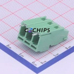 WJ500H-5.08-3P Screw Terminal Block Through hole Component (THT),P=5.08mm Connector 1x3P 5.08mm Green Through Hole - Product Image 2