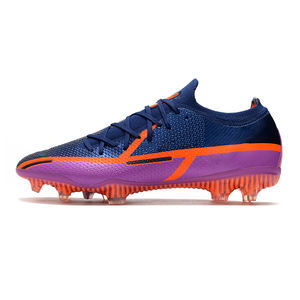 <b>Men's</b> Low Top All-Knit Football <b>Shoes</b> High Quality <b>Waterproof</b> and Wear Resisting Soccer Boots for Winter/Summer Sports - Product Image 3