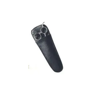 PU Leather Case. Custom Material Case. High Quality Barber Shears pouches One Piece Packing Black Color Scissors Pouch and Case.