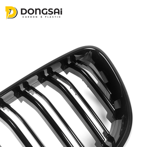 Gril Depan Model Double Kidney Slat Bahan ABS untuk BMW Seri 2 F22 F23 235I 240I M2 F87 - Product Image 6