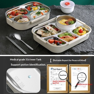 Ensemble de sacs à déjeuner, thermos pour micro-ondes, <span class=keywords><strong>sac</strong></span> à déjeuner pour enfants, boîte à lunch isotherme en acier inoxydable pour enfants, boîte à lunch pour enfants et adultes - Product Image 4