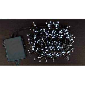 Guirnalda de Luces LED Frías Blancas de 180 LED con Temporizador, Funciona con Batería, Uso Interior/Exterior, 9M+30CM - Product Image 1