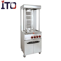 CH-R2 Mini Gaz Shawarma Kebab Brûleurs Grill De Poulet Shawarma