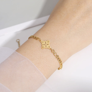 Vintage <strong>Love</strong> Witch Knot Chain Irish <strong>Celtic</strong> Knot Charms Bracelets Stainless Steel Fashion <strong>Jewelry</strong> for Women and Men Gifts - Product Image 3