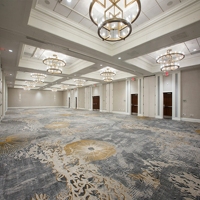 Moquette sur mesure pour hôtel 5 étoiles, gris foncé, salle de banquet commerciale, moquette de luxe mur à mur, chambre d'hôtel