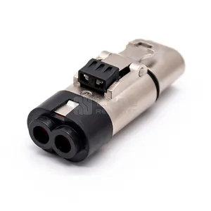 2.5mm2 4mm2 6mm2 10mm2 케이블용 EV 60A 용 전류가 낮은 HVIL 2pin IP67B 금속 커넥터