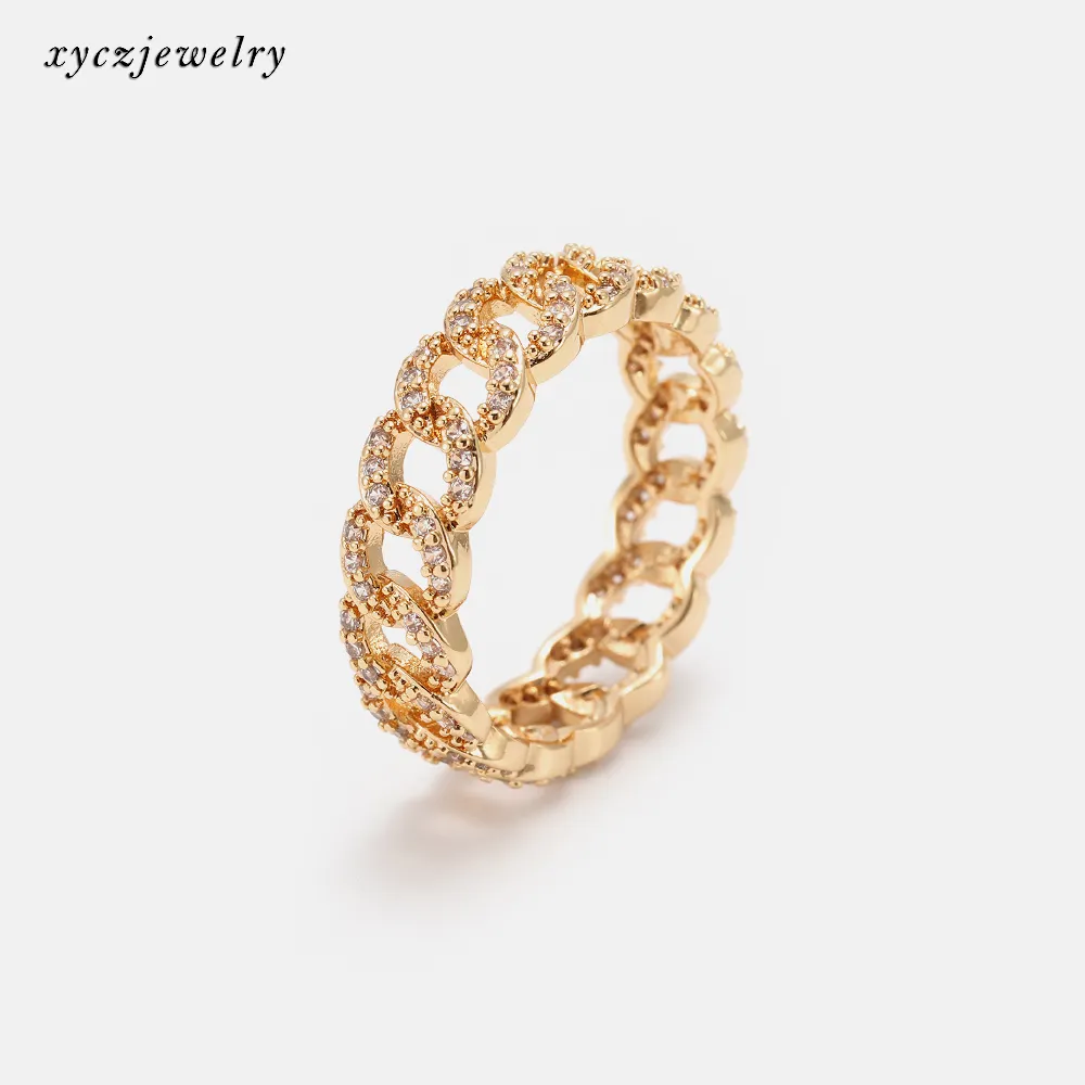 Ring Ring Fashion Wedding Party Jewelry Wholesale Micro CZ Twist Ring