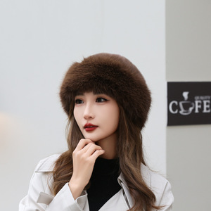 Fabricant de chapeaux mongols, vente en gros de chapeaux d'hiver en fausse <span class=keywords><strong>fourrure</strong></span> de haute qualité pour femmes, prix bas, nombreuses couleurs au choix - Product Image 4
