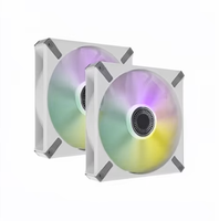Ventilador Speedy 120 ARGB PWM con Tecnología AirGuide, Rodamiento de Fluido Magnético, Bajo Nivel de Ruido, Paquete de Tres Unidades para Caja de PC
