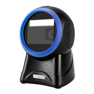 Cheap Price High Quality Handsfree Automatic Flatbed 1D 2D Qr Code Desktop Barcode Scanner