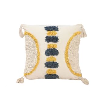Ensemble de taies d'oreiller capitonnées contemporaines pour la décoration intérieure, housse de coussin lombaire, protège-oreiller de lit, design minimaliste - Product Image 1