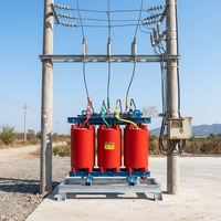 Transformateur Électrique Sec à Faible Perte SCB 250 kVA 400 kVA 22/0,4 kV 35/0,4 kV Monté sur Poteau