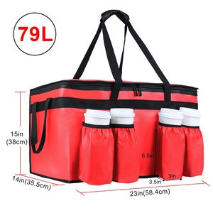 Bolsa Térmica Portátil de Calidad Comercial para la Playa, Bolsas de Comestibles, Bolsa Térmica para Entrega de Pizza, Bolsa Refrigerante para Picnic - Product Image 5