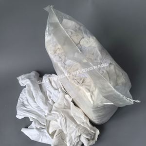 Trapos de Algodón Blanco Reciclado para Uso Industrial, 10KG, 25KG, 100KG, Trapos de Algodón Industriales Blancos para Limpieza - Product Image 1