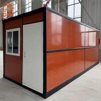 Maison conteneur modulaire pliable, cabane de camping, hébergement mobile, maison conteneur pliable temporaire, logement pour camp de réfugiés