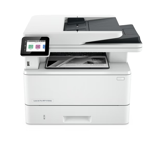 For H P LaserJet Pro 4104dw Wireless Laser Printer Fast Monochrome Printing for Office Use