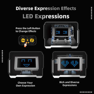 הוביל שינוי ביטוי מסך האורות רובוטים בין-כוכביים תכנות צעצועים קטנים לילדים חלקיקים - Product Image 5