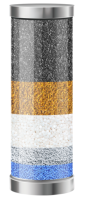 Filtre de douche anti-calcaire et purificateur d'eau pour l'élimination du chlore résiduel, avec rappel annuel pour usage domestique en salle de bain