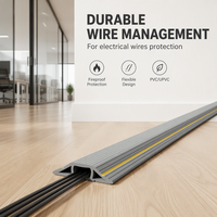 Goulotte de câblage moderne en PVC flexible, ignifuge, pour câbles électriques
