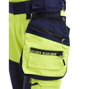 BLAKLADER - 711825133389C44 Pantalon softshell haute visibilité pour femme Jaune/Bleu marine-EAN 7330509877661 HI-VIS WORKWEAR - Product Image 4