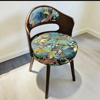 Tabouret de coiffeuse rotatif vintage en bois massif, style chinois et français traditionnel, pour chambre, bureau, salle à manger, hôtel, personnalisable