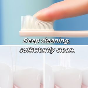 Brosse à <span class=keywords><strong>dents</strong></span> manuelle pour adultes à poils ultra doux Nano, gratte-langue, brosse de nettoyage en profondeur des <span class=keywords><strong>dents</strong></span>, usage domestique, polymère, vente en gros d'usine - Product Image 5