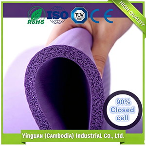 Tapete de Yoga YINGUAN de NBR Antideslizante y Portátil de 15 mm de Grosor para Camping, Ejercicios Cardio, Pilates, Gimnasia, CAMBODIA, TAILANDIA - Product Image 5
