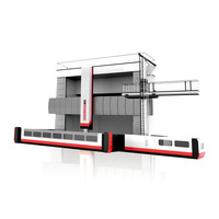 Tour vertical CNC de haute précision série CK(X)52, machine de fraisage et de tournage verticale à double colonne robuste pour le métal, neuve