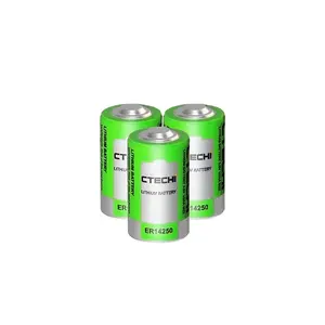 ER14250 1/2AA 3.6V Primary Non-rechargeable er14505 Li-ion Li-SOCl2 Battery ER14250 for Electric Meter and Smart Grid Systems