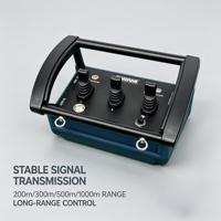 Sistema de Control Remoto Hidráulico Inalámbrico Multicanal, Distancia de Transmisión de 500M, Certificado de Seguridad para Maquinaria de Construcción
