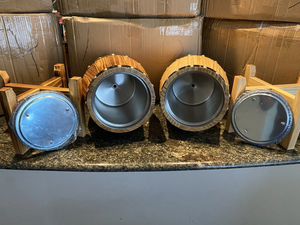 Barril de Vino de Madera Personalizado Más Vendido con Soporte para Whisky, Brandy, <span class=keywords><strong>Ron</strong></span>, Bourbon, Estilo Rústico, Ecológico - Product Image 4