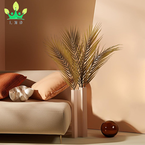 Mùa Thu Nhân Tạo Lá Cọ Fronds Mùa Thu Cây Cọ Lá Với Thân Cây Chi Nhánh Cho Nhà Cao Bình Halloween Bảng Lò Sưởi Trang Trí Nội Thất - Product Image 4