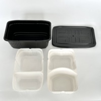 Boîte d'emballage auto-chauffante jetable pour gâteaux, déjeuners, salades, sushis, jus, stockage alimentaire, usage industriel, conteneur jetable
