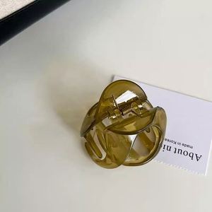 Unique-shaped Pumpkin Hair Claw Womens High-end Japan Korean Style Plastic Hair <b>Clip</b> 2024 New Arrival Upscale <b>Clip</b> Hair Gift - Product Image 6