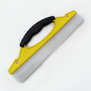 Car <b>Window</b> <b>Cleaner</b> Silicone <b>Squeegee</b> Yellow Manual Glass Wiper For Vehicle Use - Product Image 3