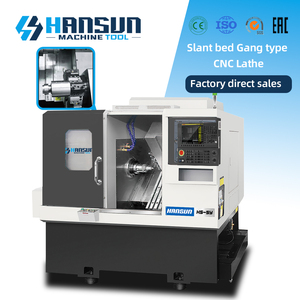 Y axis Gang Type CNC Lathe with 4*4 Live Tools Power Head CNC Lathe - Product Image 1