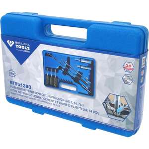 BRILLIANT TOOLS - BT551380 Ensemble de nettoyage du siège d'injecteur et du trou d'homme (14 pcs.) -ENSEMBLE MOTEUR ET DISTRIBUTION EAN 4042146877548 - Product Image 4