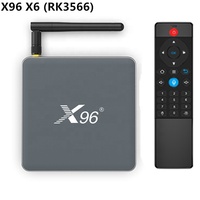 RK3566-reproductor multimedia X96 X6 Mali G52, Android 11,0, 2,4G, 5G, Wifi Dual, 8K, TV Box