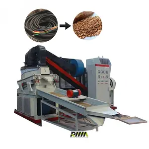 Small Scrap Cable Shredder Waste Steel Shredder Aluminum Can Crusher Copper Granolator Distributors