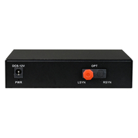 Fast Delivery 8 Channel Telephone Fxo Fxs Over Fiber Mux RJ11 Pots to Fiber Converter with FE Port