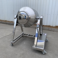 Promotion : Mélangeur Rotatif Automatique à Tambour en Acier Inoxydable 304 avec Moteur AC pour Poudres Sèches, Grains et Farine